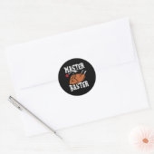 Sticker Rond Thanksgiving Master Bart Fun Turquie Day Fall Men (Enveloppe)
