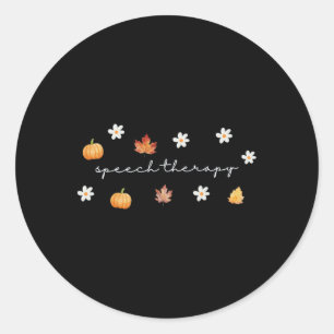 Sticker Rond Thanksgiving Speech Thanksgiving Speech Therapy Au