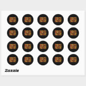 Sticker Rond Thanksgiving, Thanksgiving, Thanksgiving, Thanksgi (Feuille)