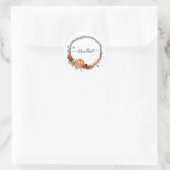 Sticker Rond Thanksgiving Wreath (Sac)