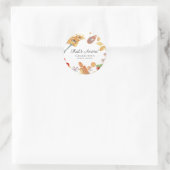 Sticker Rond That's Amore Italian Script Bridal Shower (Sac)