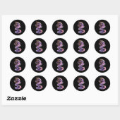 Sticker Rond Thé avec l'Univers (Feuille)