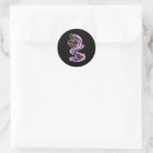 Sticker Rond Thé avec l'Univers (Sac)