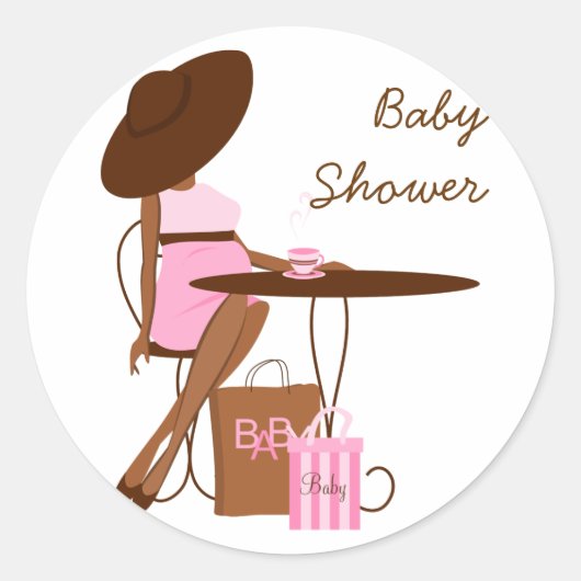 Sticker Rond Thé bébé (Devant)