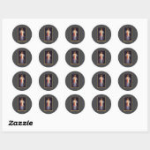Sticker Rond The Divine Mercy Shirt Premium  (Feuille)