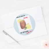 Sticker Rond Thé doux (Enveloppe)