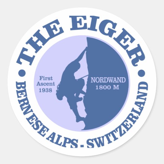 Sticker Rond The Eiger (Devant)