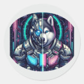 Sticker Rond The Future Wolf (Devant)