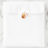 Sticker Rond Thé glacé (Sac)