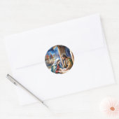 Sticker Rond The holy night (Enveloppe)