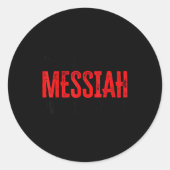 Sticker Rond The Joy Of Sukkot Messiah Dwells With Us Jewish Ho (Devant)