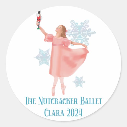 Sticker Rond The Nutcracker 2024 - Clara (Devant)