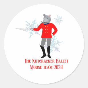Sticker Rond The Nutcracker - Mouse Team 2024