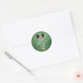 Sticker Rond The Polar Express | "The Bell Still Rings For Me" (Enveloppe)