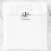 Sticker Rond The Pony Rider (Sac)