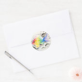 Sticker Rond The rainbow fish   (Enveloppe)