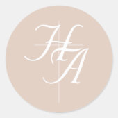 Sticker Rond The Refined Catholic Wedding (Devant)