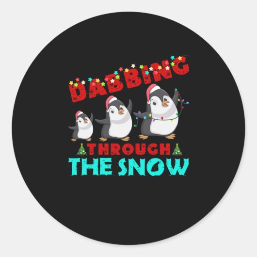 Sticker Rond The Snow (Devant)