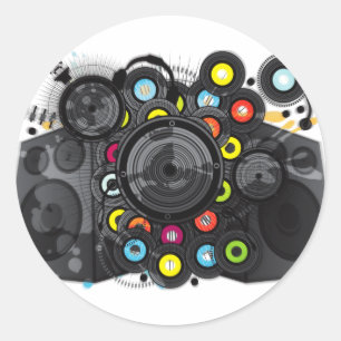 Sticker Rond The_Sound_of_Silence