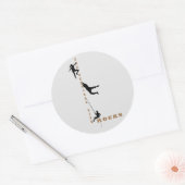 Sticker Rond The Vertical Life - Conception du climbing rock (Enveloppe)