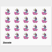 Sticker Rond The Walking Drunk (Feuille)