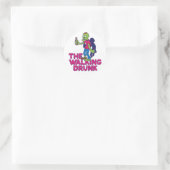 Sticker Rond The Walking Drunk (Sac)