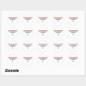 Sticker Rond thegimpstore.com (Feuille)