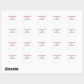 Sticker Rond thegimpstore.com (Feuille)