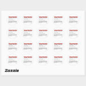 Sticker Rond thegimpstore.com (Feuille)