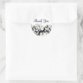 Sticker Rond Thème de papillon (Sac)