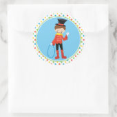 Sticker Rond Thème du cirque | Ringmaster (Sac)