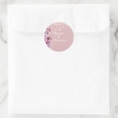 Sticker Rond Thème Sakura (Sac)
