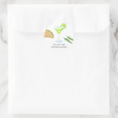 Sticker Rond Thème Taco (Sac)