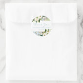 Sticker Rond Thème Voyage Baby shower Merci Favoriser (Sac)