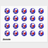 Sticker Rond Thèmes du Festival (Feuille)