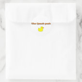 Sticker Rond thequackpack.png (Sac)