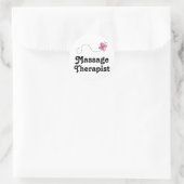 Sticker Rond Thérapeute de massage mou (Sac)