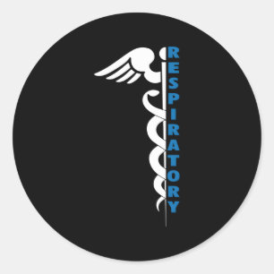 Sticker Rond Thérapeute respiratoire Rt Semaine de thérapie Rt