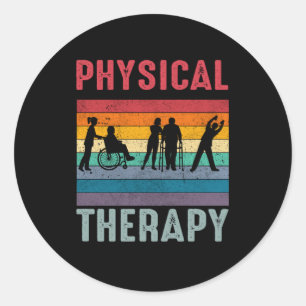 Sticker Rond Thérapie physique