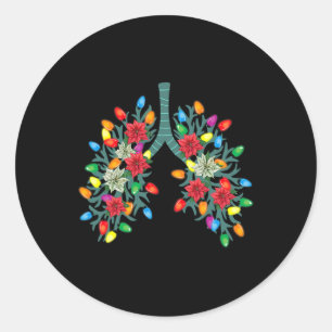 Sticker Rond Thérapie respiratoire Thérapie pulmonaire Thérapeu