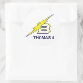 Sticker Rond Thomas 4 (Sac)