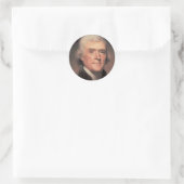 Sticker Rond Thomas Jefferson (Sac)