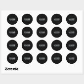 Sticker Rond Thomas Mie Congrès des États-Unis (Feuille)