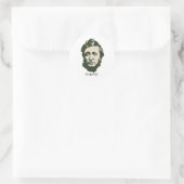 Sticker Rond Thoreau - Simplifier (Sac)