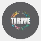 Sticker Rond Thrive (Devant)