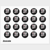 Sticker Rond Thug Life Dragon (Feuille)