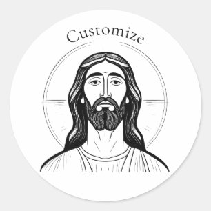 Sticker Rond Thunder_Cove de Jésus-Christ