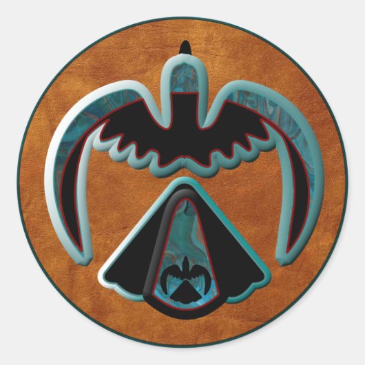Sticker Rond Thunderbird (Devant)
