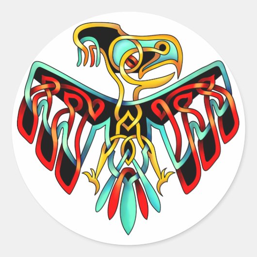 Sticker Rond Thunderbird (Devant)