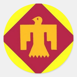 Sticker Rond Thunderbird 45e
